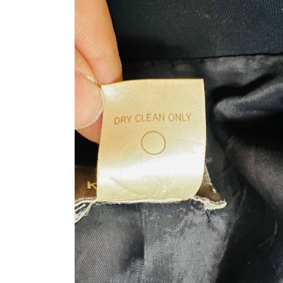 SALE❗️Trina Turk Womens Black 3/4 Sleeve Vintage Blazer Jacket SX 4 Made in USA - Picture 11 of 12